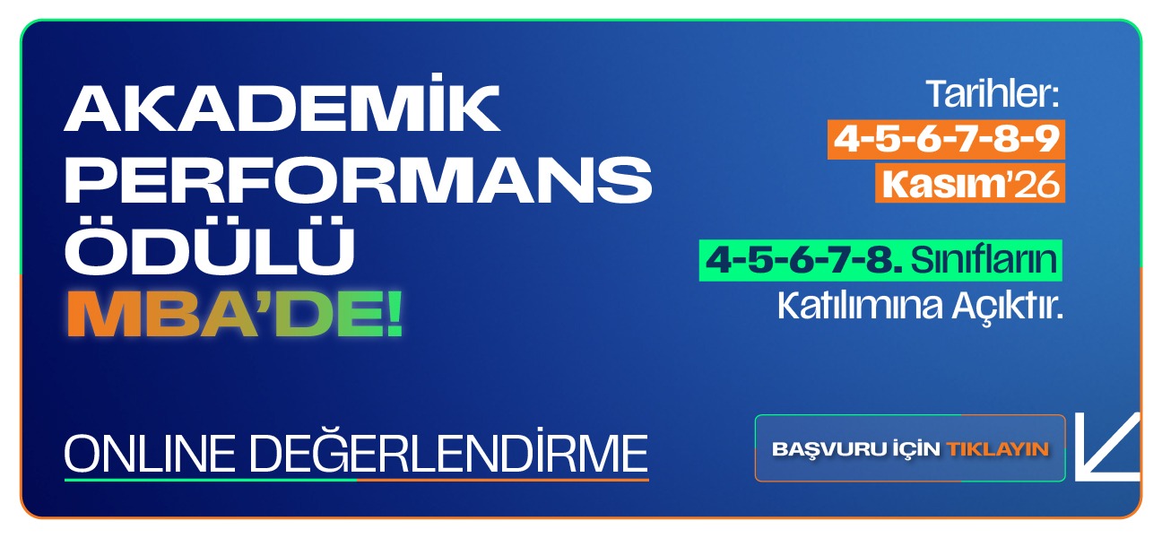 MBA’26 ONLINE AKADEMİK PERFORMANS DEĞERLENDİRME SINAVI