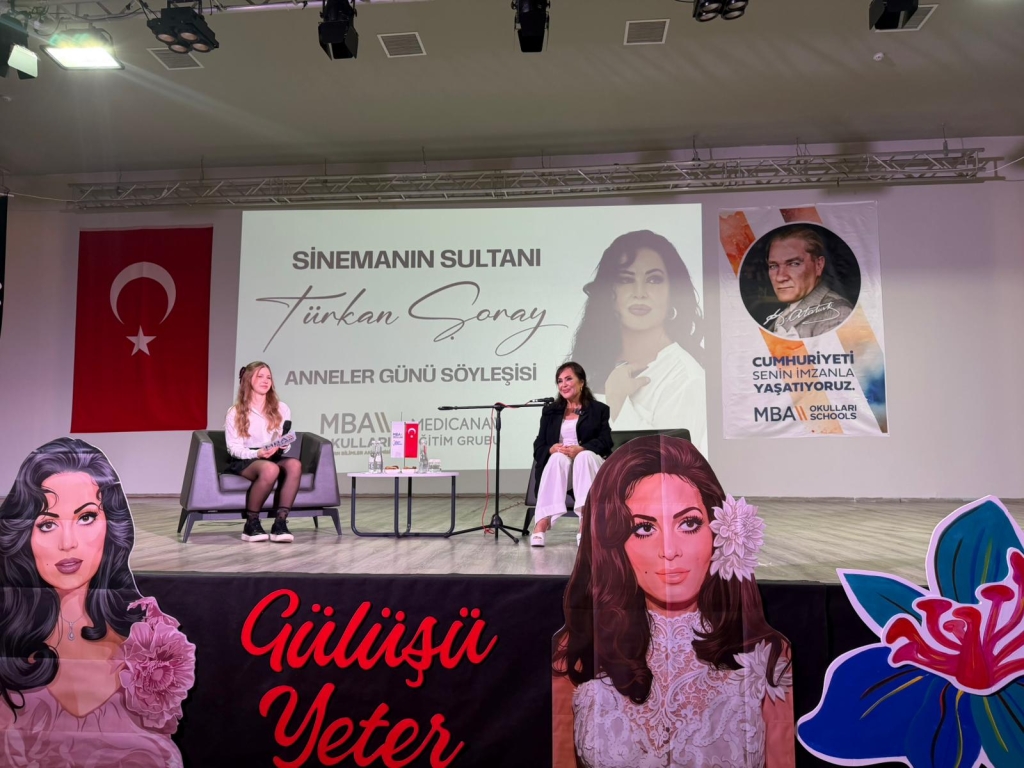 Sinemanın Sultanı MBA Okulları Kocaeli Kampüsünde! “Bin kere daha dünyaya gelsem yine Türkan Şoray olurdum.”